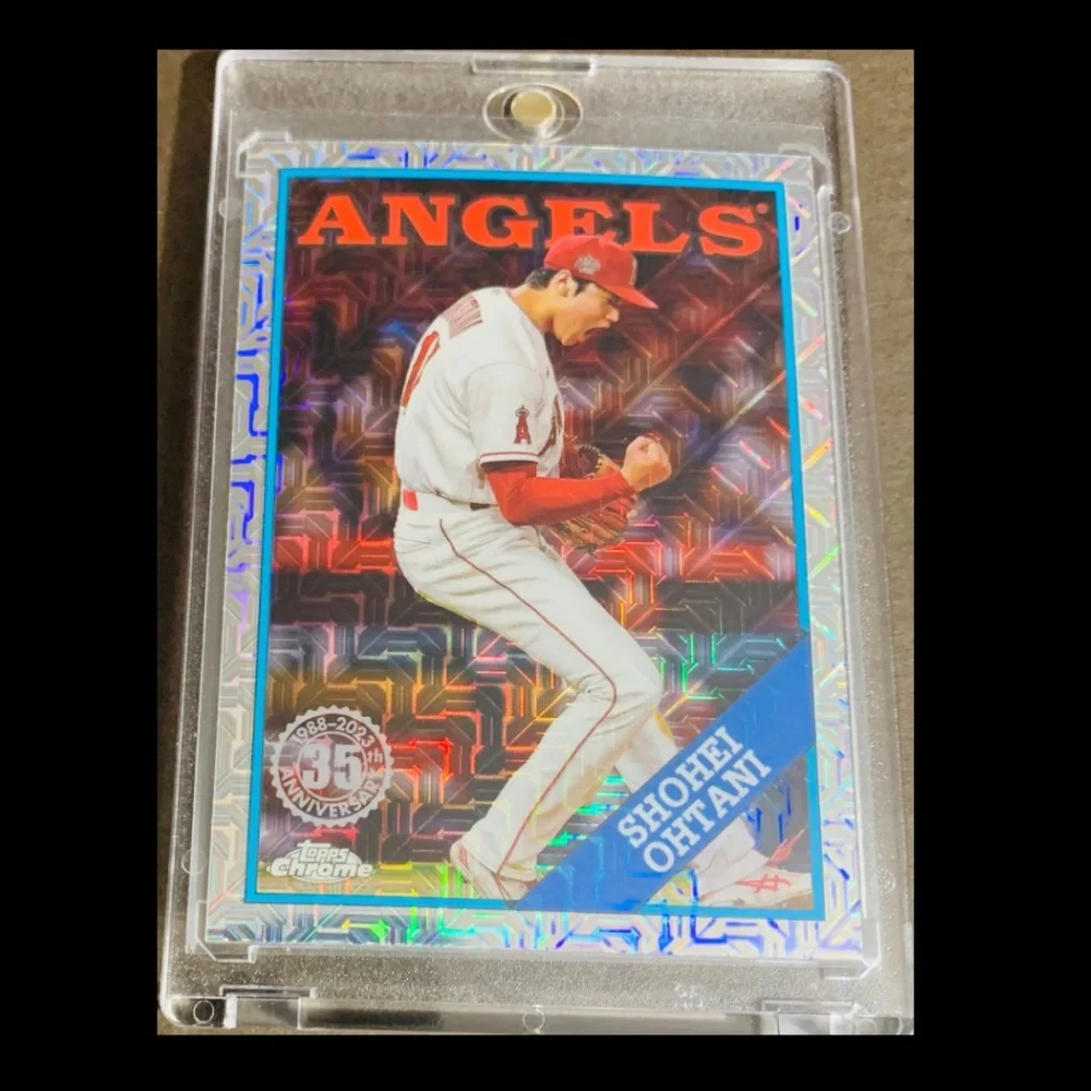 AUTHENTIC Rare Shohei Ohtani Mojo Refractor Baseball Card ~ Los Angeles Dodgers